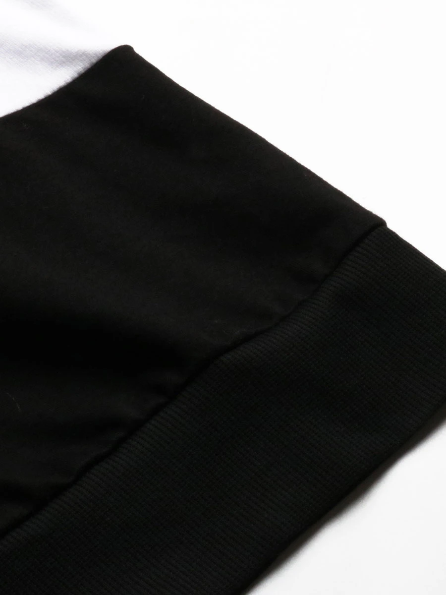 Women Hoodie Grey Long Sleeves Color Block Cotton Classic Winter Hooded Sweatshirt Cozy Active Outerwear - Image 6