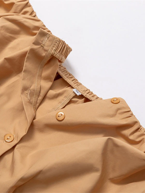 Blouse For Women Black Bateau Neck Casual Long Sleeves Tops - Image 4