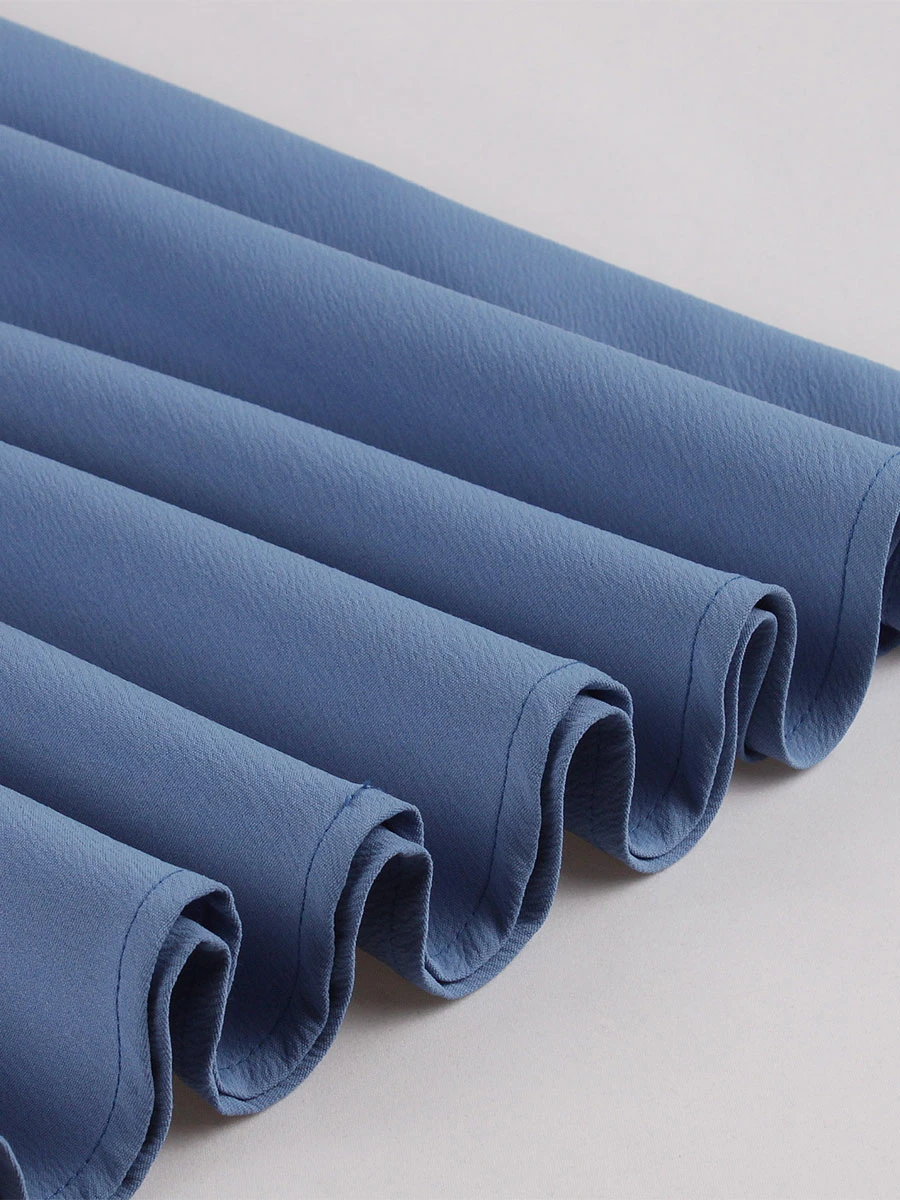 Retro Dress 1950s Audrey Hepburn Style Sweetheart Neck Sleeveless Knee Length Floral Print Rockabilly Dress - Image 5