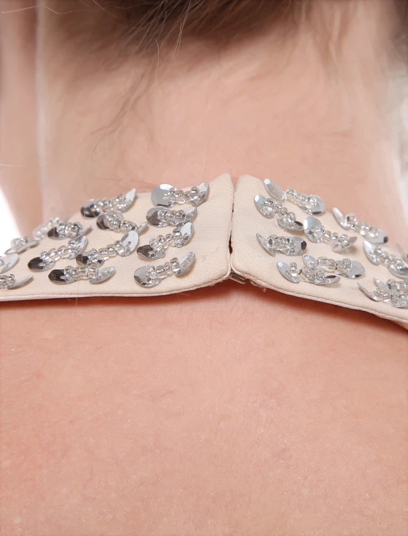 Halter Pleated Chiffon Cocktail Dress Wedding Guest Dress - Image 9